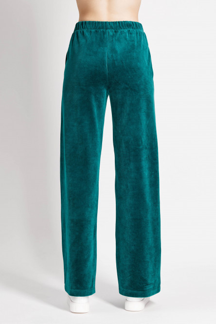 7005-6217 комплект жіночий (блуза та брюки)  з бавовняного велюру фото № 6
