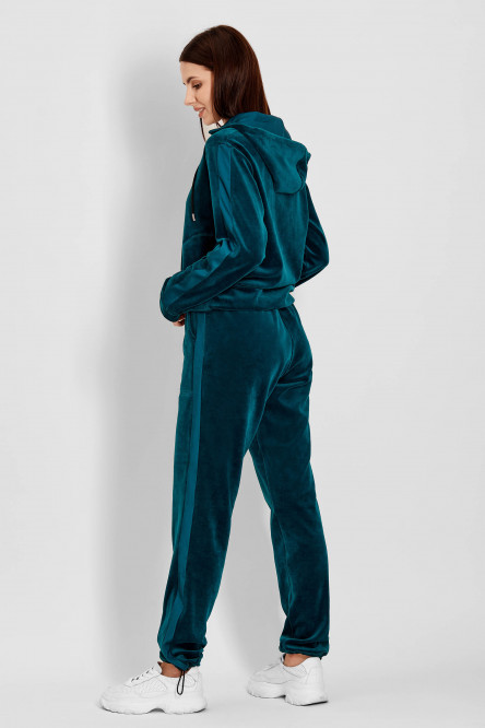 7005-6205 Комплект жіночий (джемпер і брюки)  з бавовняного велюру фото № 3