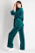 7005-6217 комплект женский (блуза и брюки) из хлопкового велюра фото № 2