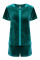 7005-6215 комплект жіночий (джемпер+шорти)  з бавовняного велюру фото № 8