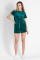 7005-6215 комплект жіночий (джемпер+шорти)  з бавовняного велюру фото № 1