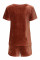 7005-6215 комплект женский (джемпер и шорты) из хлопкового велюра фото № 9